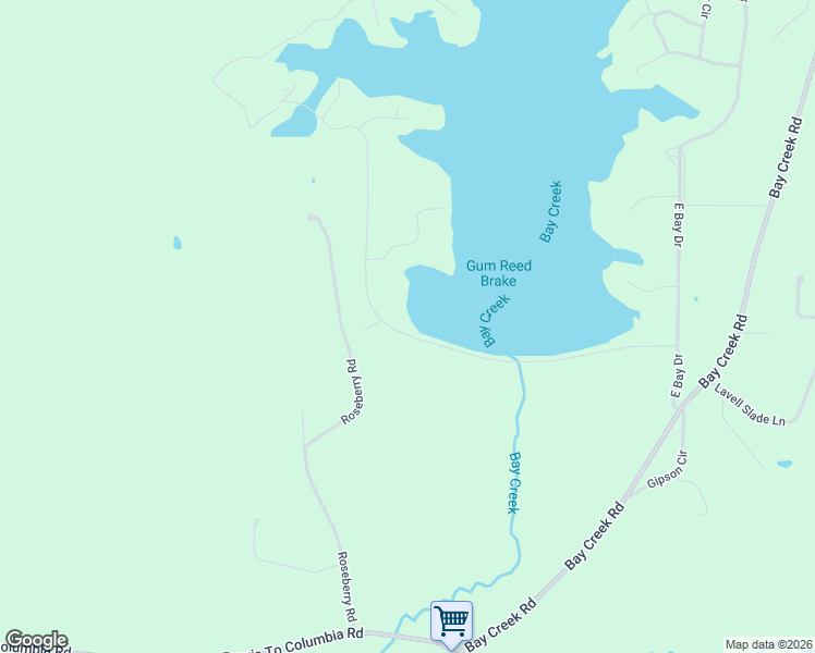 map of restaurants, bars, coffee shops, grocery stores, and more near 4 Arrowhead Point in Lumberton