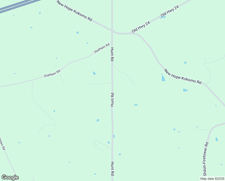 map of restaurants, bars, coffee shops, grocery stores, and more near 265 Hunt Road in Foxworth