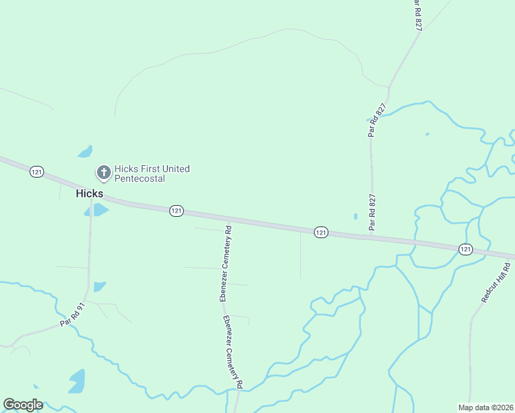 map of restaurants, bars, coffee shops, grocery stores, and more near Highway 121 in Leesville