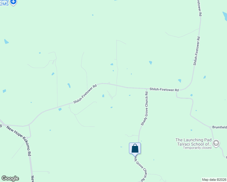 map of restaurants, bars, coffee shops, grocery stores, and more near 617-667 Shiloh-Firetower Road in Foxworth