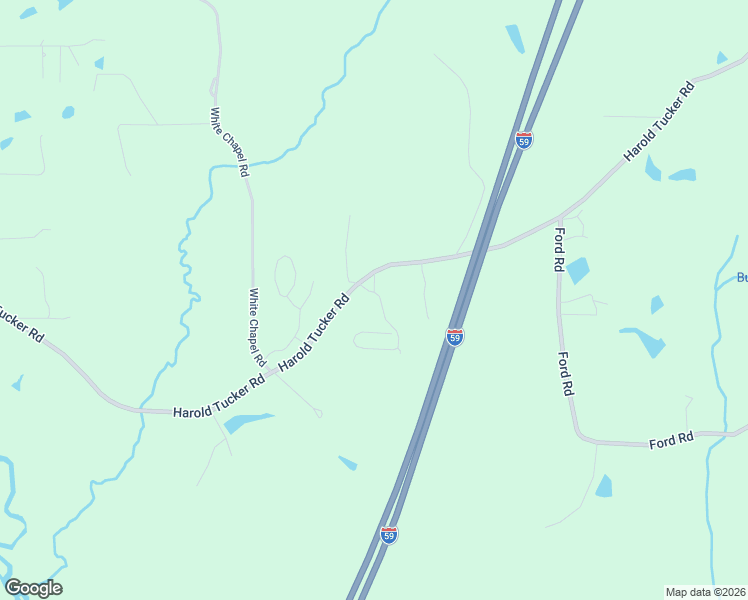 map of restaurants, bars, coffee shops, grocery stores, and more near 365 Harold Tucker Road in Purvis