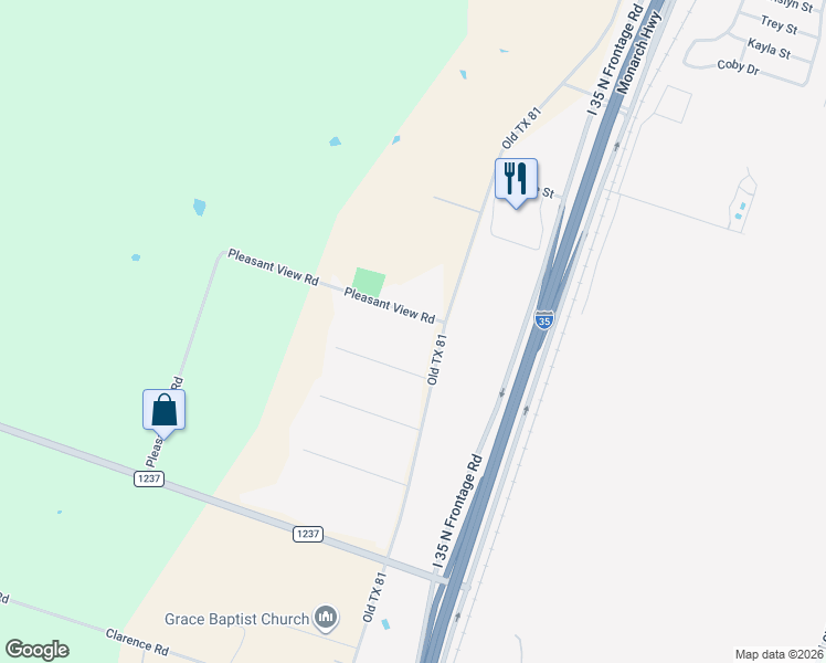 map of restaurants, bars, coffee shops, grocery stores, and more near 468 Country Place Road in Temple