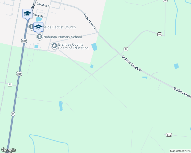map of restaurants, bars, coffee shops, grocery stores, and more near Highway 82 in Nahunta