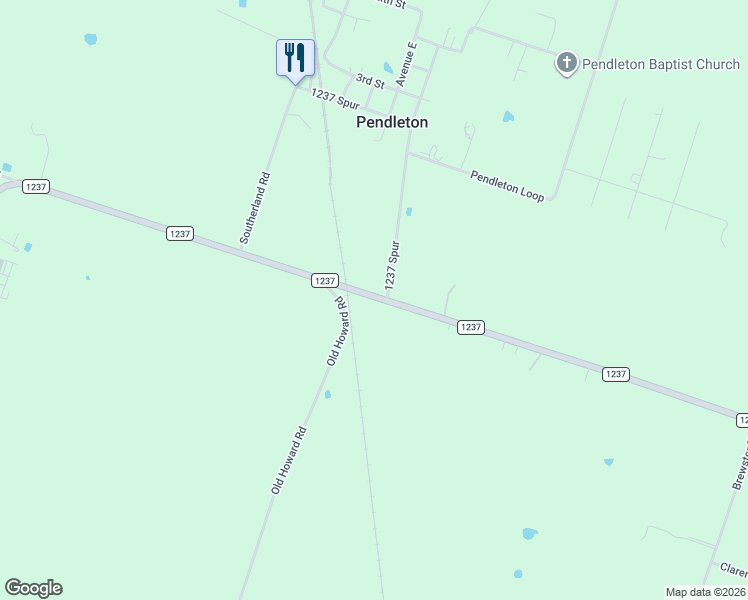 map of restaurants, bars, coffee shops, grocery stores, and more near 2650 FM 2268 in Temple