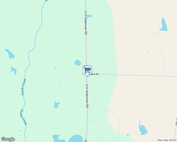 map of restaurants, bars, coffee shops, grocery stores, and more near 101 Clark Road in Norman Park
