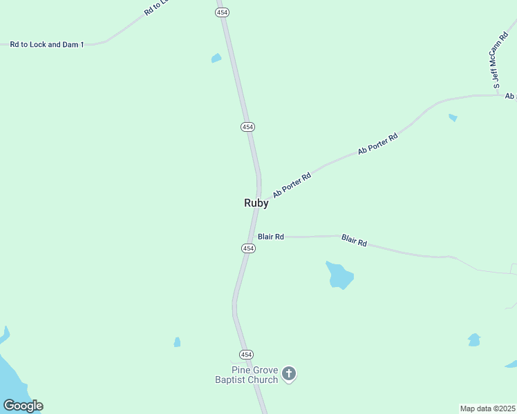 map of restaurants, bars, coffee shops, grocery stores, and more near in Ruby