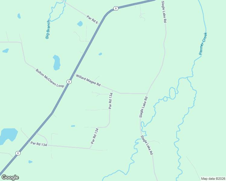 map of restaurants, bars, coffee shops, grocery stores, and more near 400 Par Road 134 in Leesville