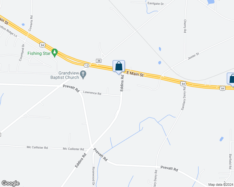 map of restaurants, bars, coffee shops, grocery stores, and more near 315 Lawrence Road in Dothan