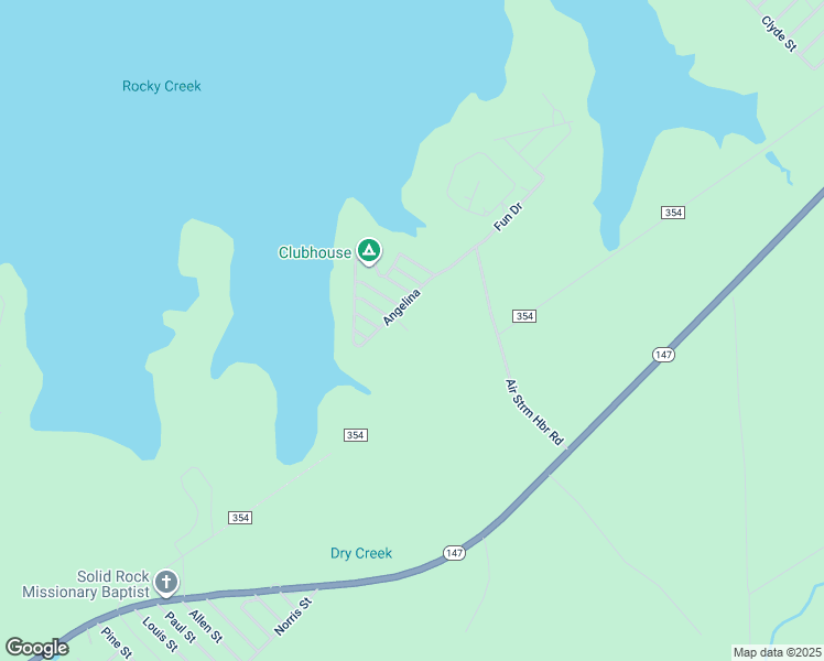 map of restaurants, bars, coffee shops, grocery stores, and more near 345 Angelina Street in Zavalla