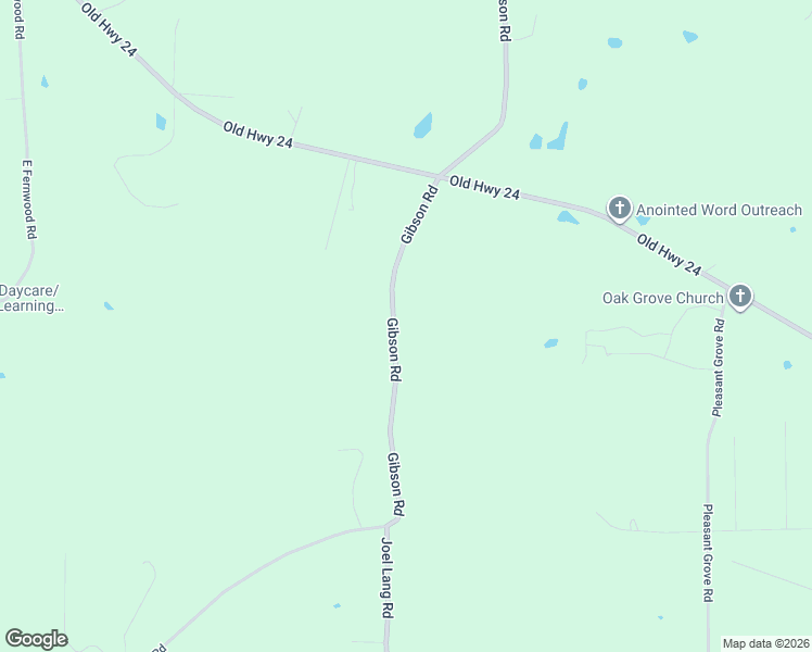 map of restaurants, bars, coffee shops, grocery stores, and more near 4024 Gibson Road in Magnolia