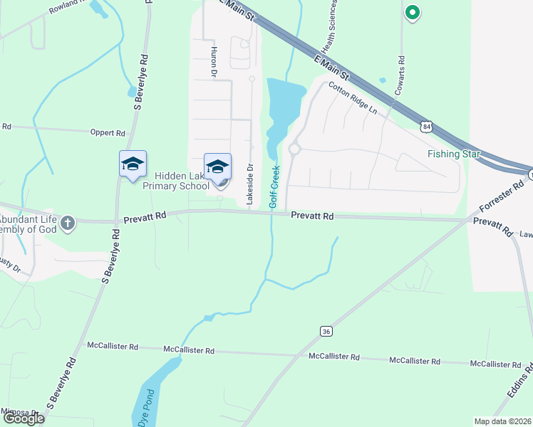 map of restaurants, bars, coffee shops, grocery stores, and more near 1101-1479 Prevatt Road in Dothan