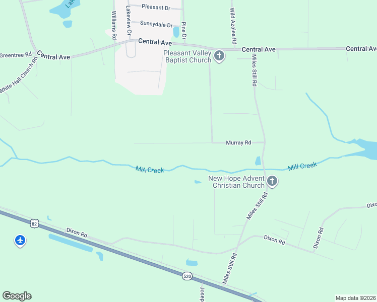 map of restaurants, bars, coffee shops, grocery stores, and more near 344 Murray Road in Waycross