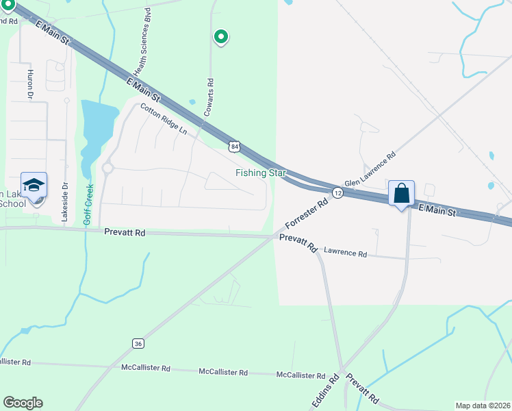 map of restaurants, bars, coffee shops, grocery stores, and more near 2301 Prevatt Road in Dothan