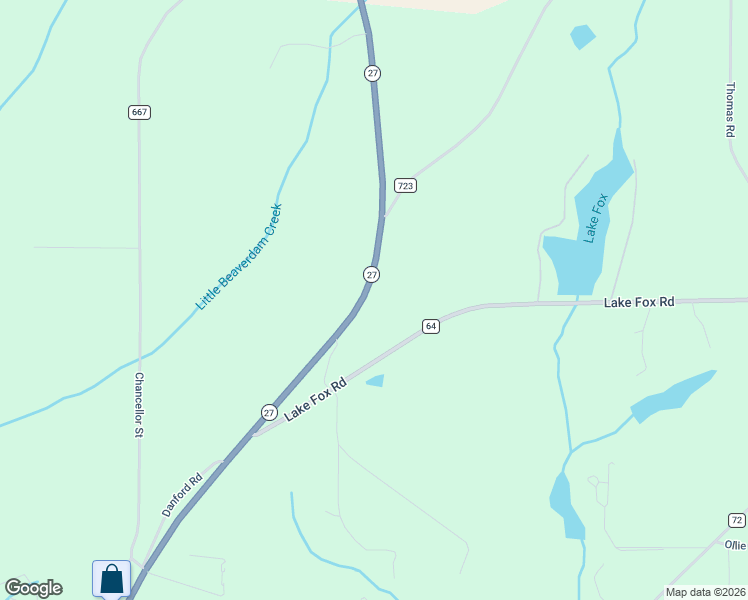 map of restaurants, bars, coffee shops, grocery stores, and more near 11818 Alabama 27 in Chancellor