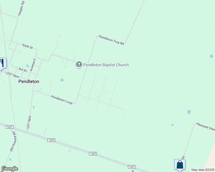 map of restaurants, bars, coffee shops, grocery stores, and more near 2634 Sunrise Drive in Troy