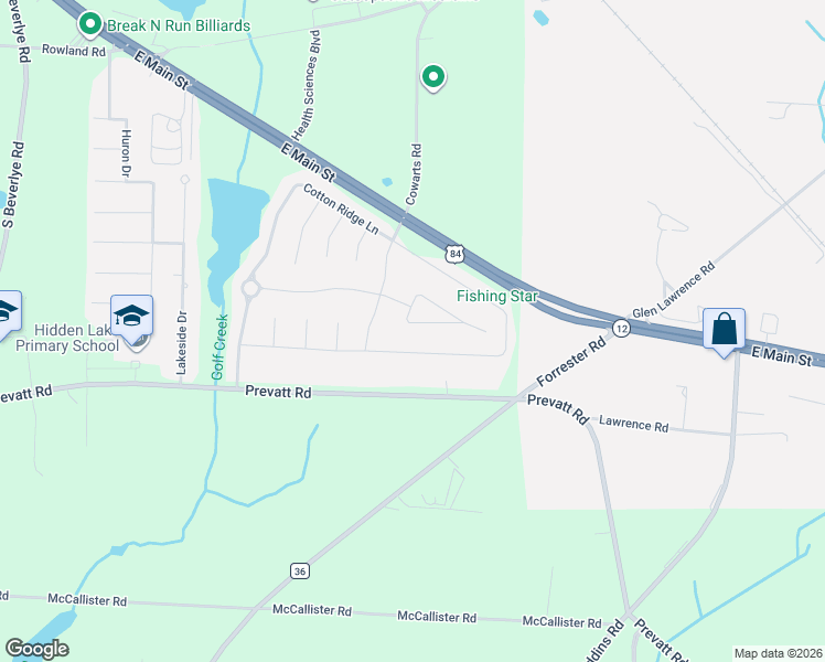 map of restaurants, bars, coffee shops, grocery stores, and more near 2129 Prevatt Road in Dothan