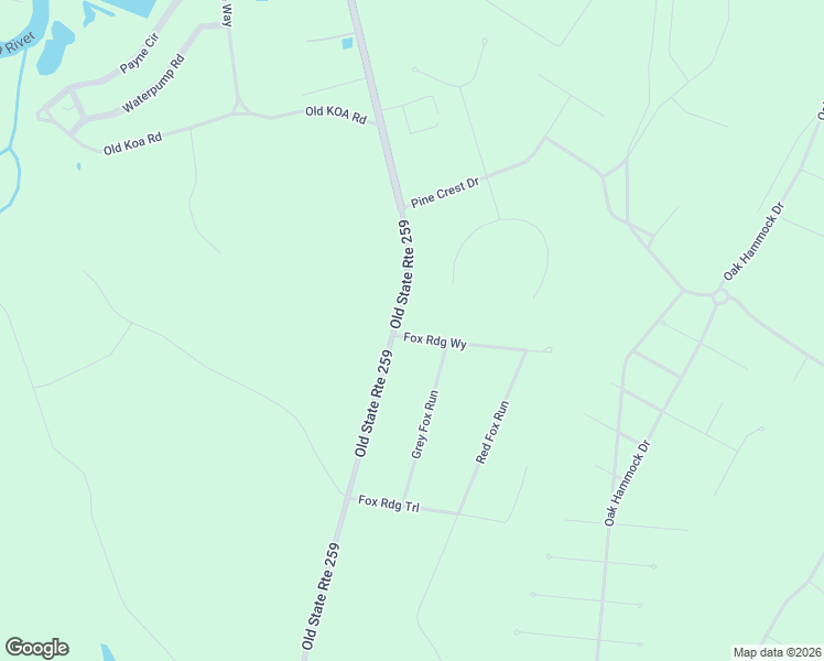 map of restaurants, bars, coffee shops, grocery stores, and more near 7178 Old Highway 259 in Brantley County