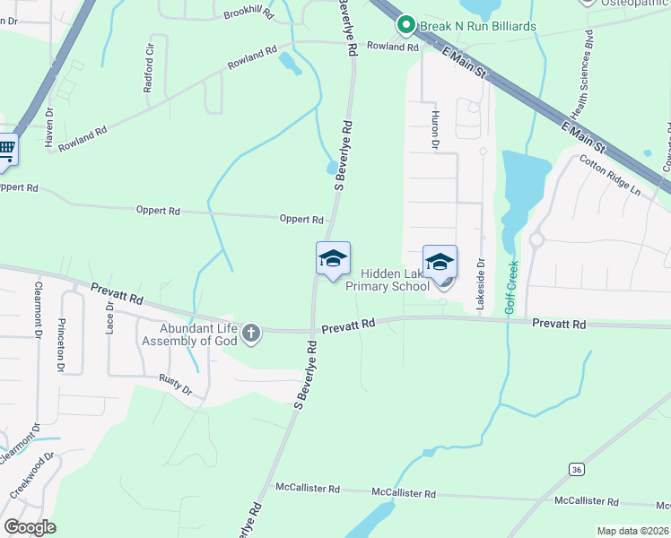 map of restaurants, bars, coffee shops, grocery stores, and more near 937 South Beverlye Road in Dothan