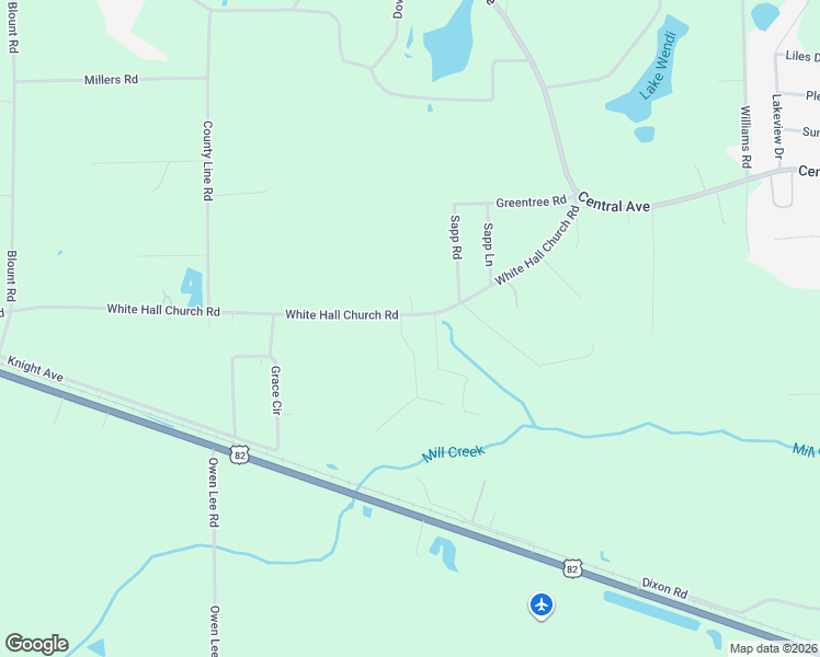 map of restaurants, bars, coffee shops, grocery stores, and more near Dyal Road in Waycross