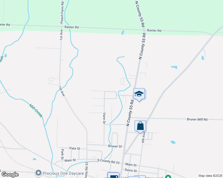 map of restaurants, bars, coffee shops, grocery stores, and more near 205 Academy Drive in Ashford