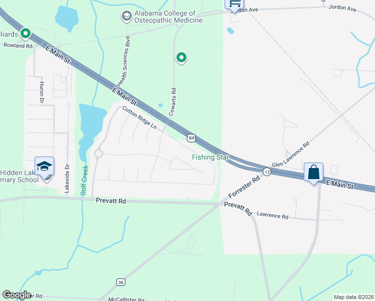 map of restaurants, bars, coffee shops, grocery stores, and more near 4024 U.S. 84 in Dothan