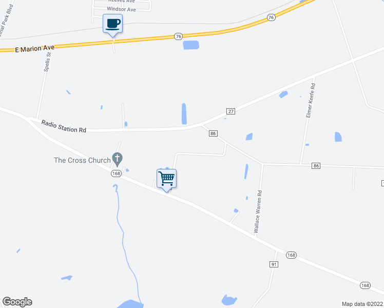 map of restaurants, bars, coffee shops, grocery stores, and more near Lucky Lane Road in Nashville