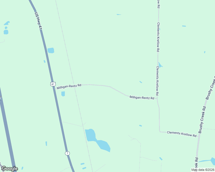 map of restaurants, bars, coffee shops, grocery stores, and more near Milligan-Rentz Road in Cook County