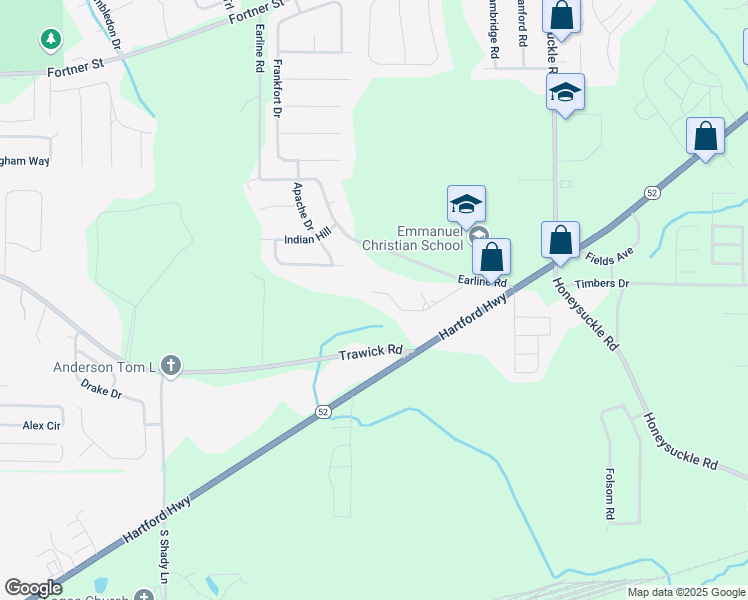 map of restaurants, bars, coffee shops, grocery stores, and more near 219 Autumn Ridge Drive in Dothan