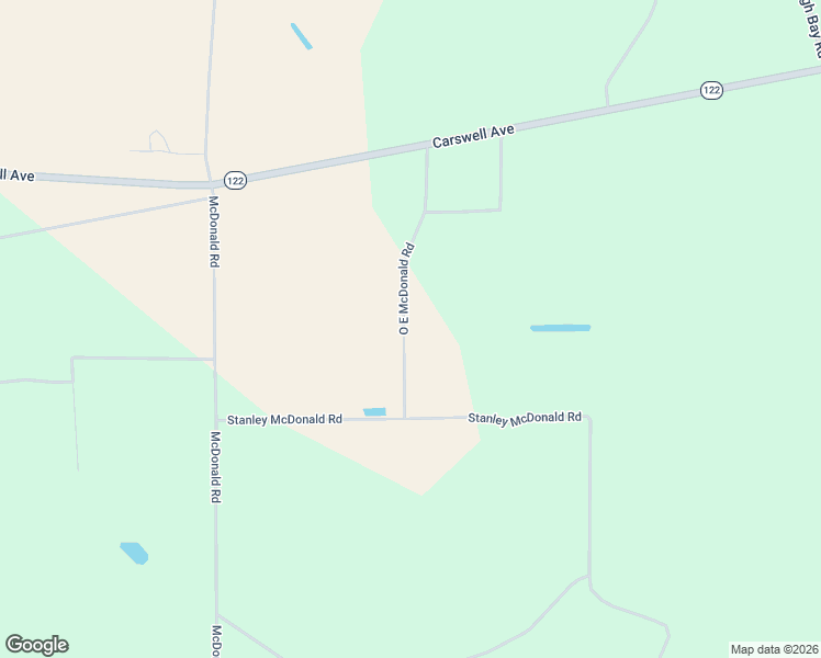 map of restaurants, bars, coffee shops, grocery stores, and more near 459 O E McDonald Road in Waycross