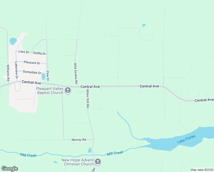 map of restaurants, bars, coffee shops, grocery stores, and more near 7532 Central Avenue in Waycross