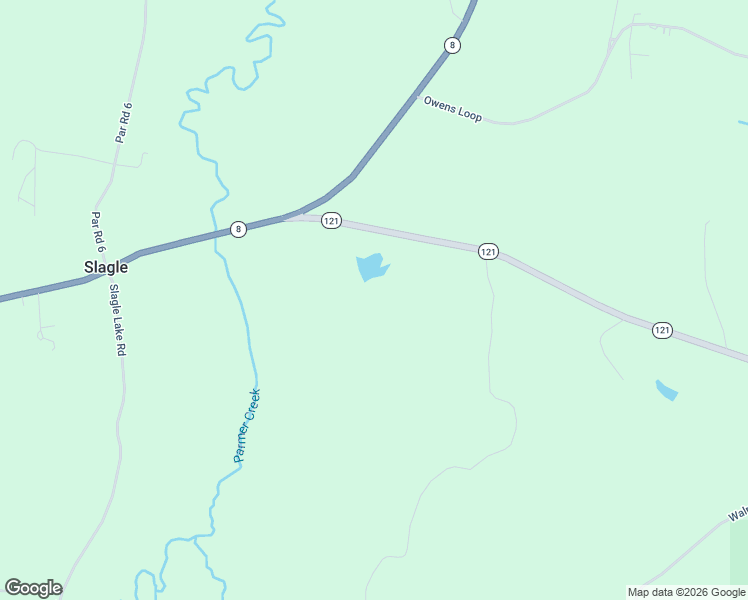 map of restaurants, bars, coffee shops, grocery stores, and more near 212 Louisiana 121 in Leesville