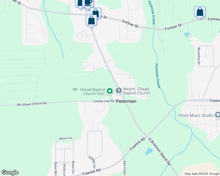 map of restaurants, bars, coffee shops, grocery stores, and more near 2816 South Brannon Stand Road in Dothan