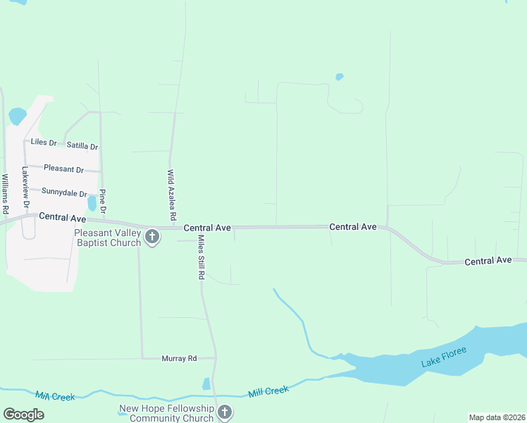 map of restaurants, bars, coffee shops, grocery stores, and more near 7532 Central Avenue in Waycross