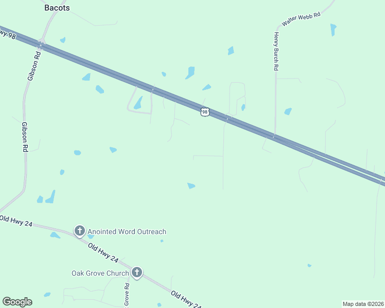 map of restaurants, bars, coffee shops, grocery stores, and more near 4180 U.S. 98 in McComb