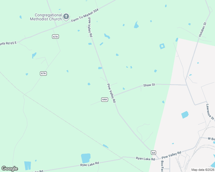 map of restaurants, bars, coffee shops, grocery stores, and more near 890 Pine Valley Road in Diboll