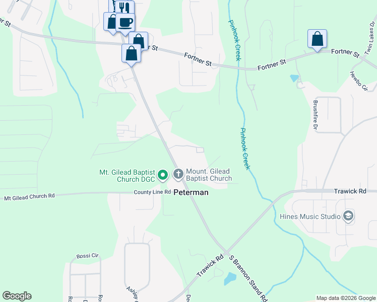 map of restaurants, bars, coffee shops, grocery stores, and more near 2711 South Brannon Stand Road in Dothan