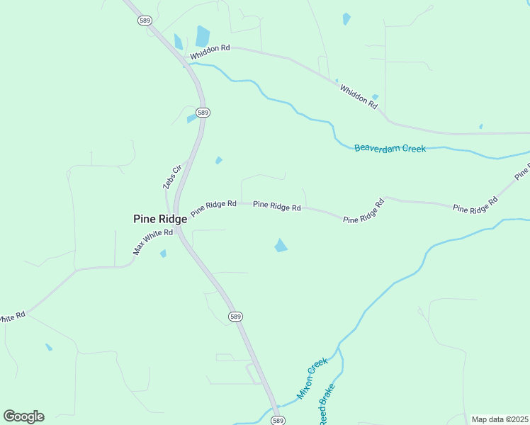 map of restaurants, bars, coffee shops, grocery stores, and more near 81 Pine Ridge Road in Purvis