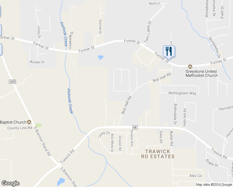 map of restaurants, bars, coffee shops, grocery stores, and more near 342 Brushfire Drive in Dothan
