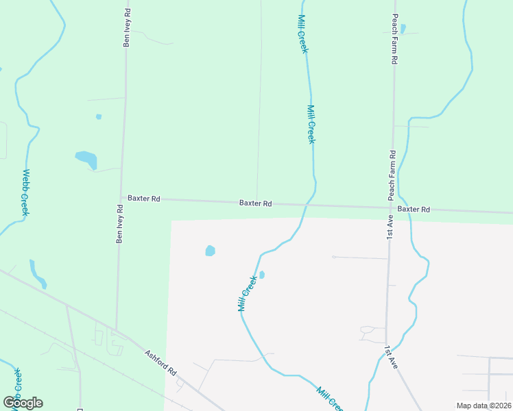 map of restaurants, bars, coffee shops, grocery stores, and more near 504 Baxter Road in Ashford