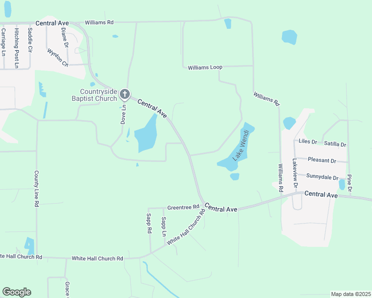 map of restaurants, bars, coffee shops, grocery stores, and more near Central Ave Exd in Waycross