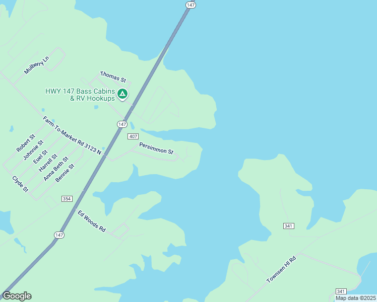 map of restaurants, bars, coffee shops, grocery stores, and more near 510 Persimmon Street in Zavalla