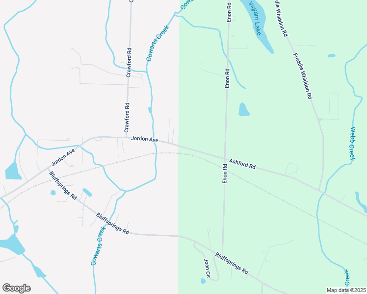 map of restaurants, bars, coffee shops, grocery stores, and more near 4453 Jordon Avenue in Cowarts