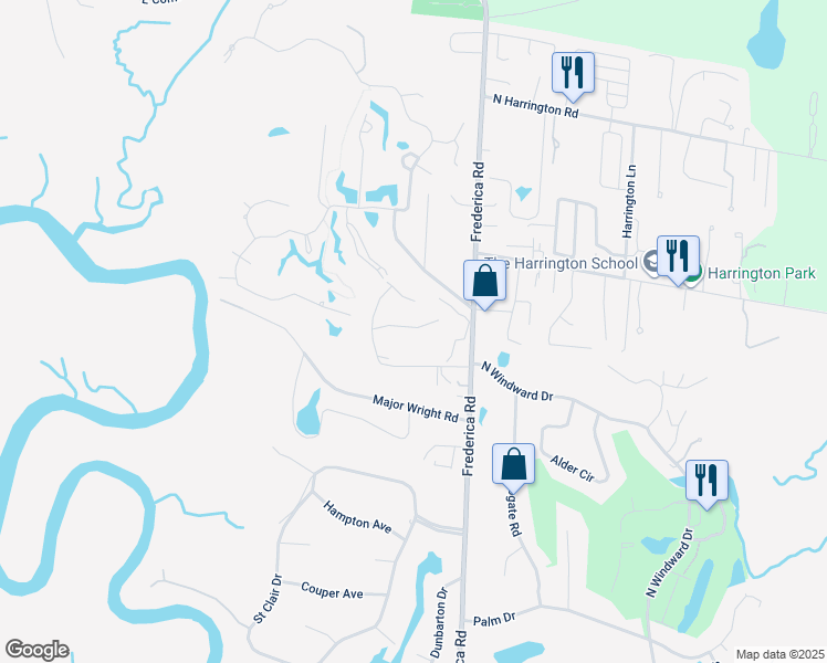 map of restaurants, bars, coffee shops, grocery stores, and more near 758 Deer Run Villas in Saint Simons Island