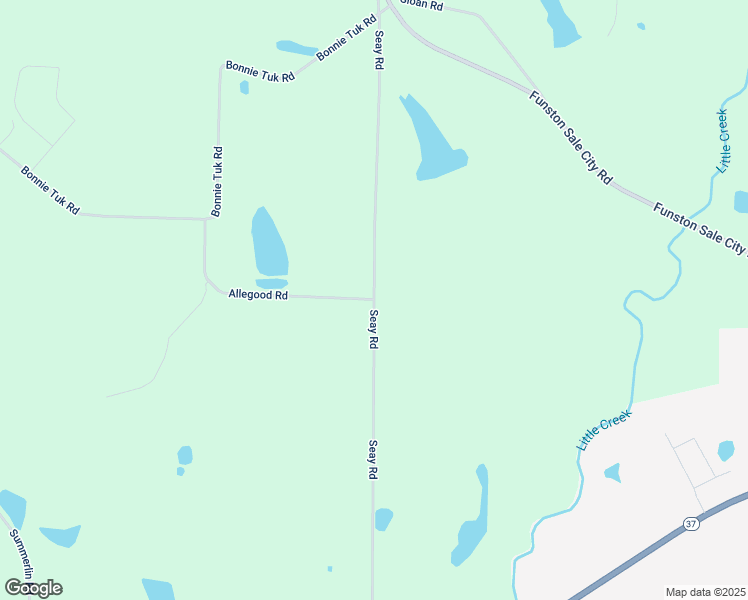 map of restaurants, bars, coffee shops, grocery stores, and more near 500 Seay Road in Moultrie