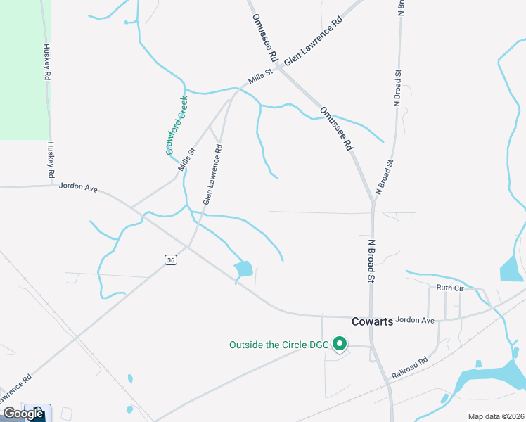 map of restaurants, bars, coffee shops, grocery stores, and more near 1 Wicker Road in Cowarts