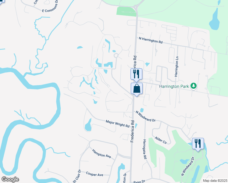 map of restaurants, bars, coffee shops, grocery stores, and more near 758 Deer Run Villas in St. Simons Island