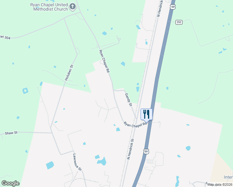 map of restaurants, bars, coffee shops, grocery stores, and more near 1415 Ryan Chapel Road in Diboll