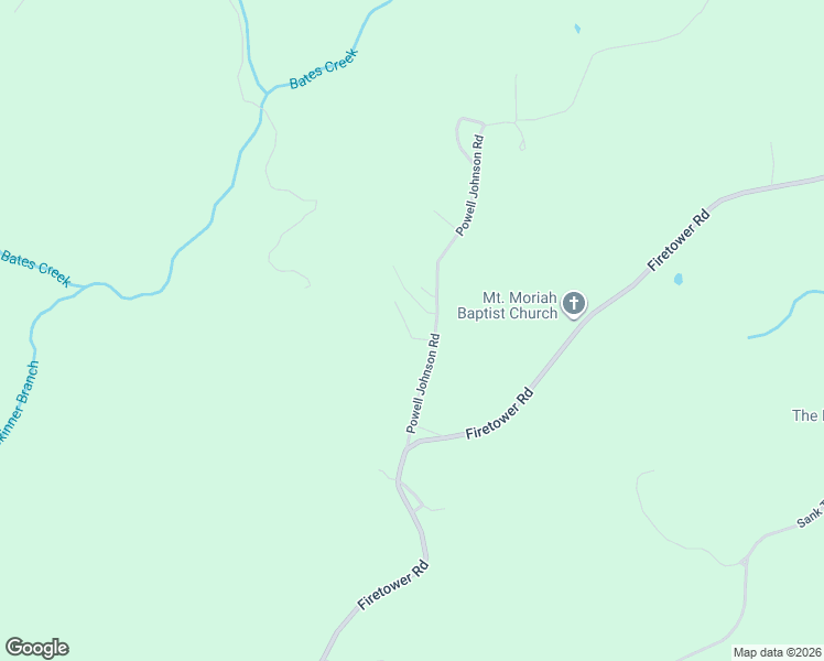 map of restaurants, bars, coffee shops, grocery stores, and more near 64 Powell Johnson Road in McIntosh