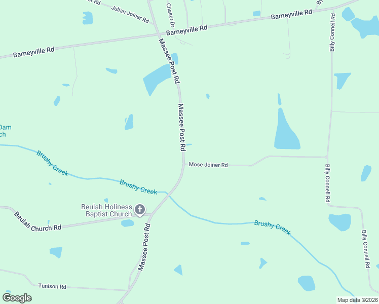 map of restaurants, bars, coffee shops, grocery stores, and more near 7190 Massee Post Road in Adel