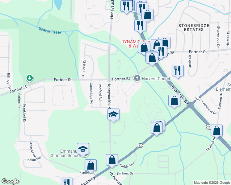 map of restaurants, bars, coffee shops, grocery stores, and more near 137 Cove Lane in Dothan